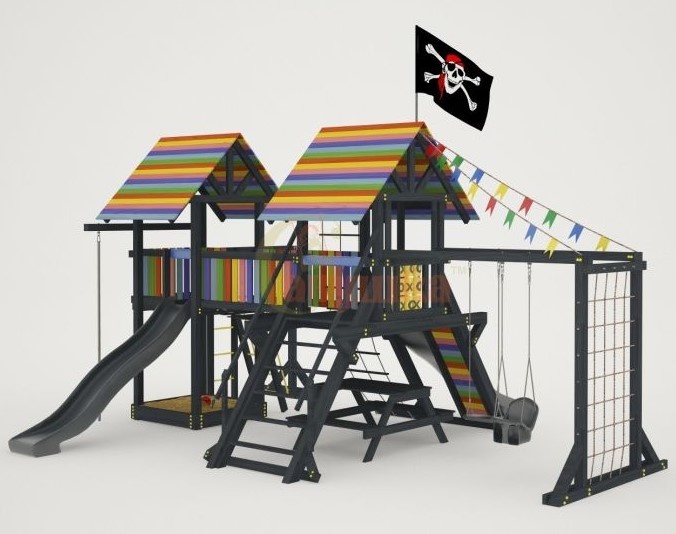 Детская площадка Савушка 1 BLACK EDITION